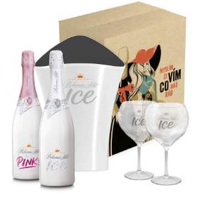 Dárkový set BOHEMIA SEKT ICE k vodě 